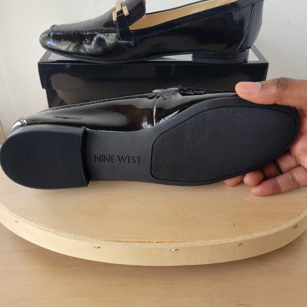 Nine West Black Synthetic Women's Loafers (Size 8½) - Picture 6 of 13